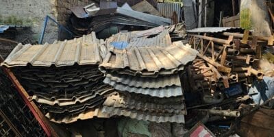 Corrugated GI Roofing Sheet Random Pieces